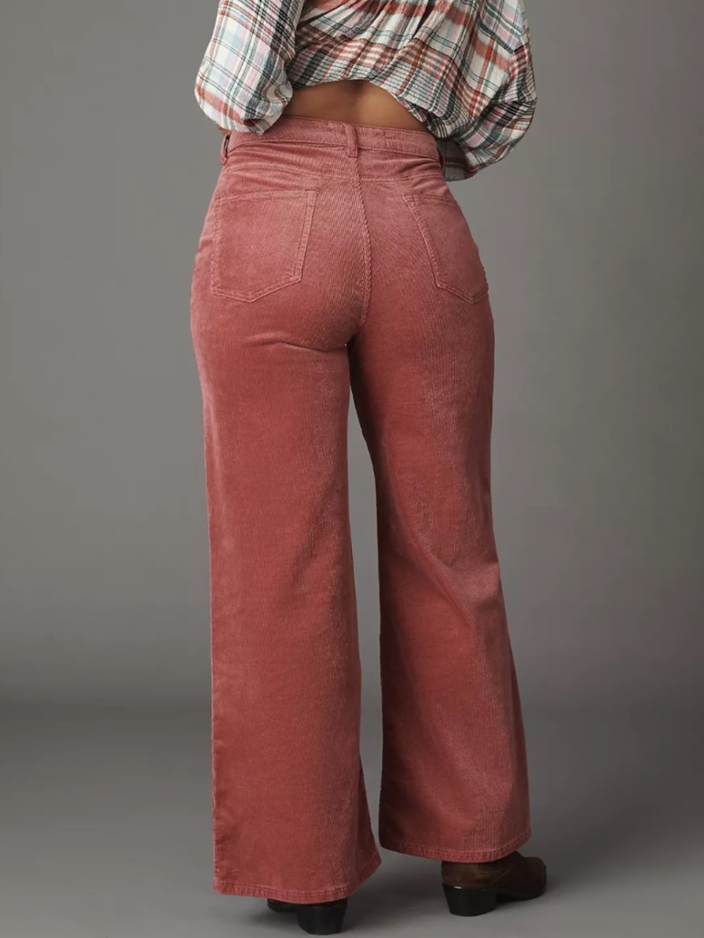 Anthropologie Pilcro Robbie Corduroy High-Rise Wide Leg Jeans by Pilcro Size 30 - Picture 4 of 14